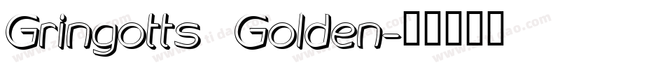 Gringotts Golden字体转换